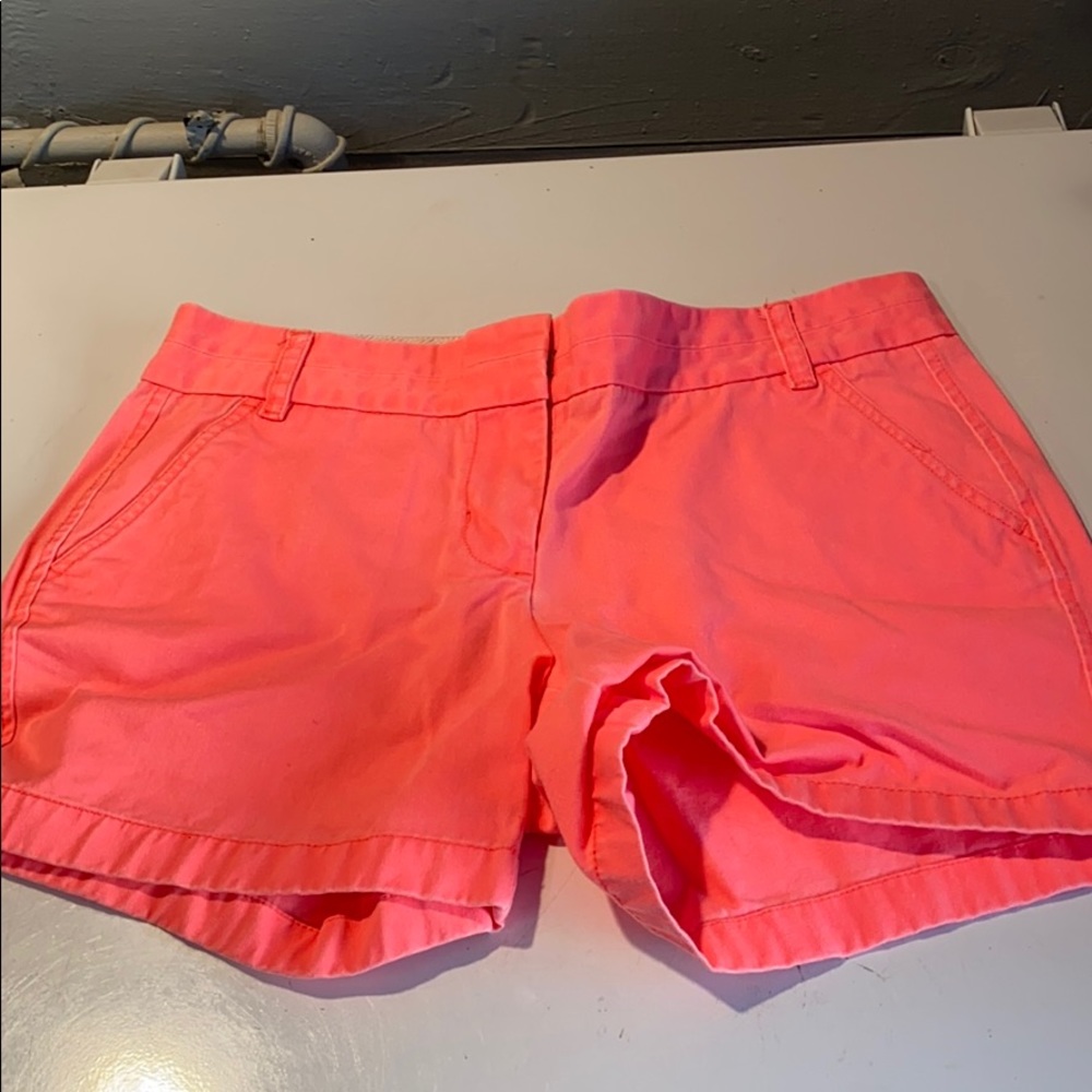 Hot pink j crew shorts size 6
